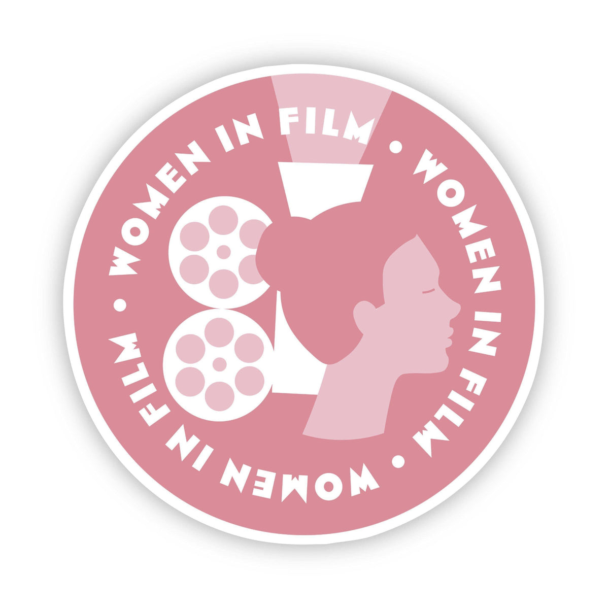 Sticker Film Pink Women in Film Pink Sticker – Big Moods