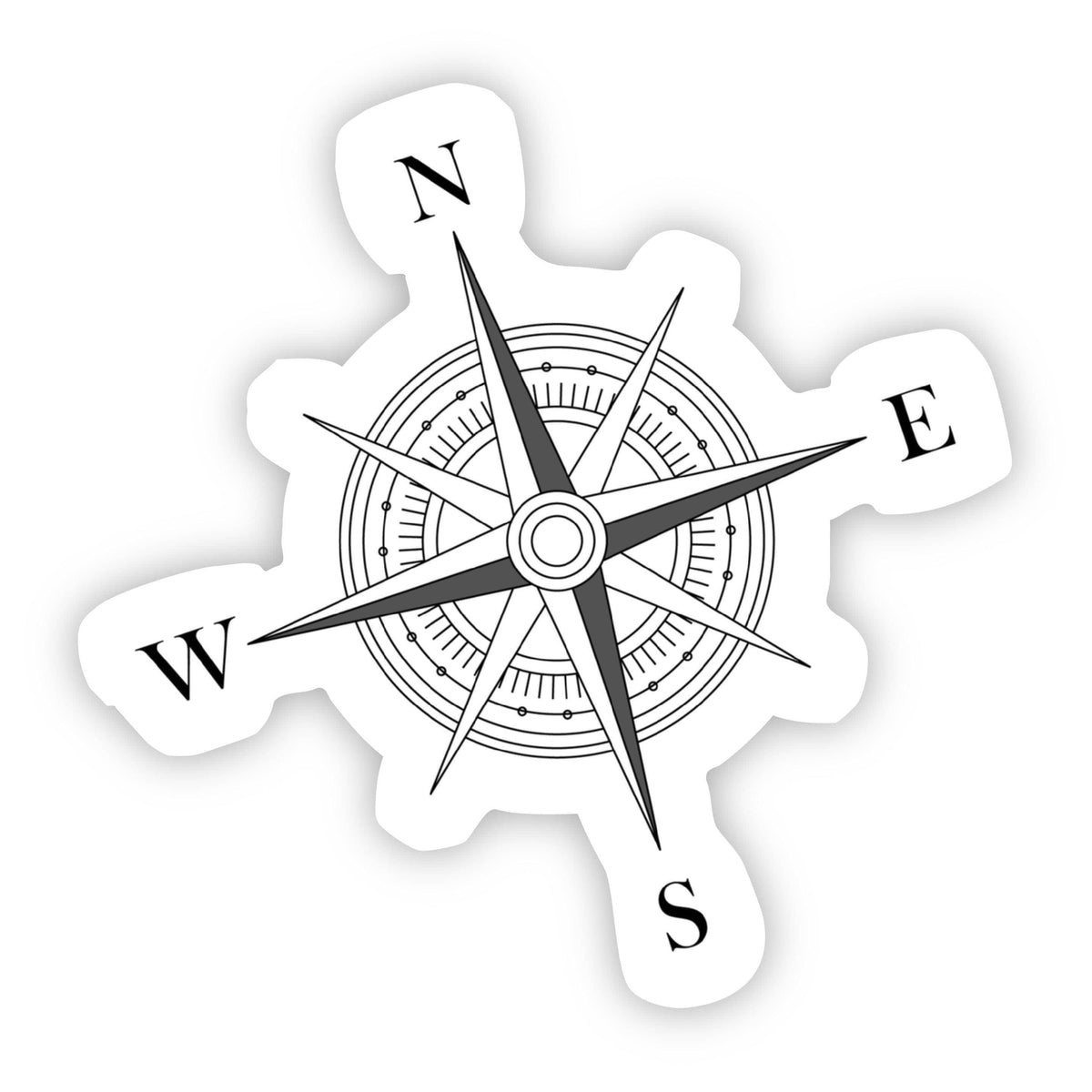 Compass Sticker – Big Moods