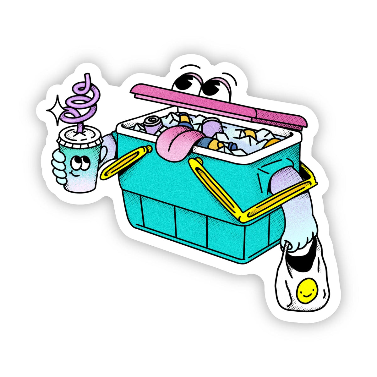 Retro Cooler Sticker – Big Moods