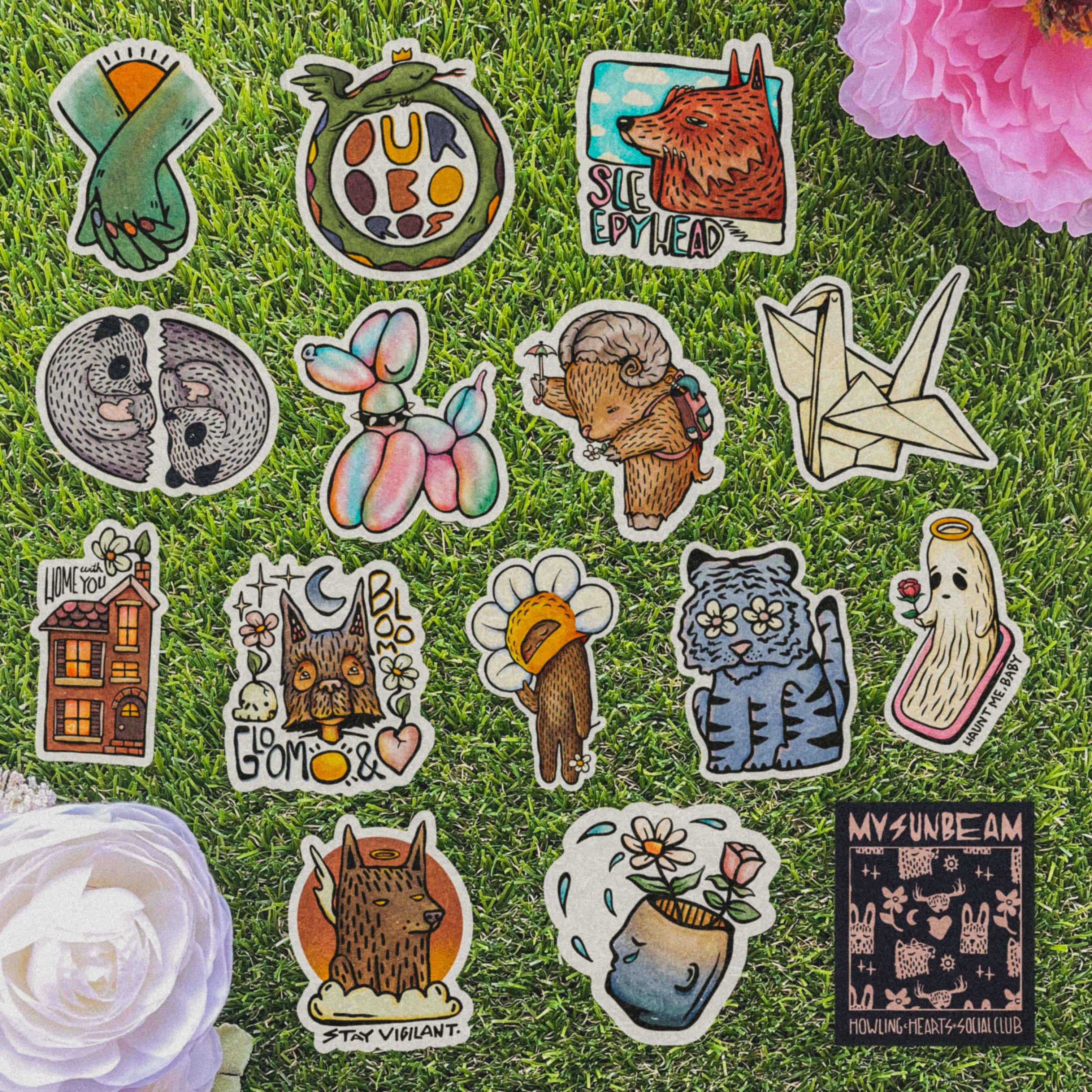 Cottagecore Sticker 10 Pack - Floral – Big Moods