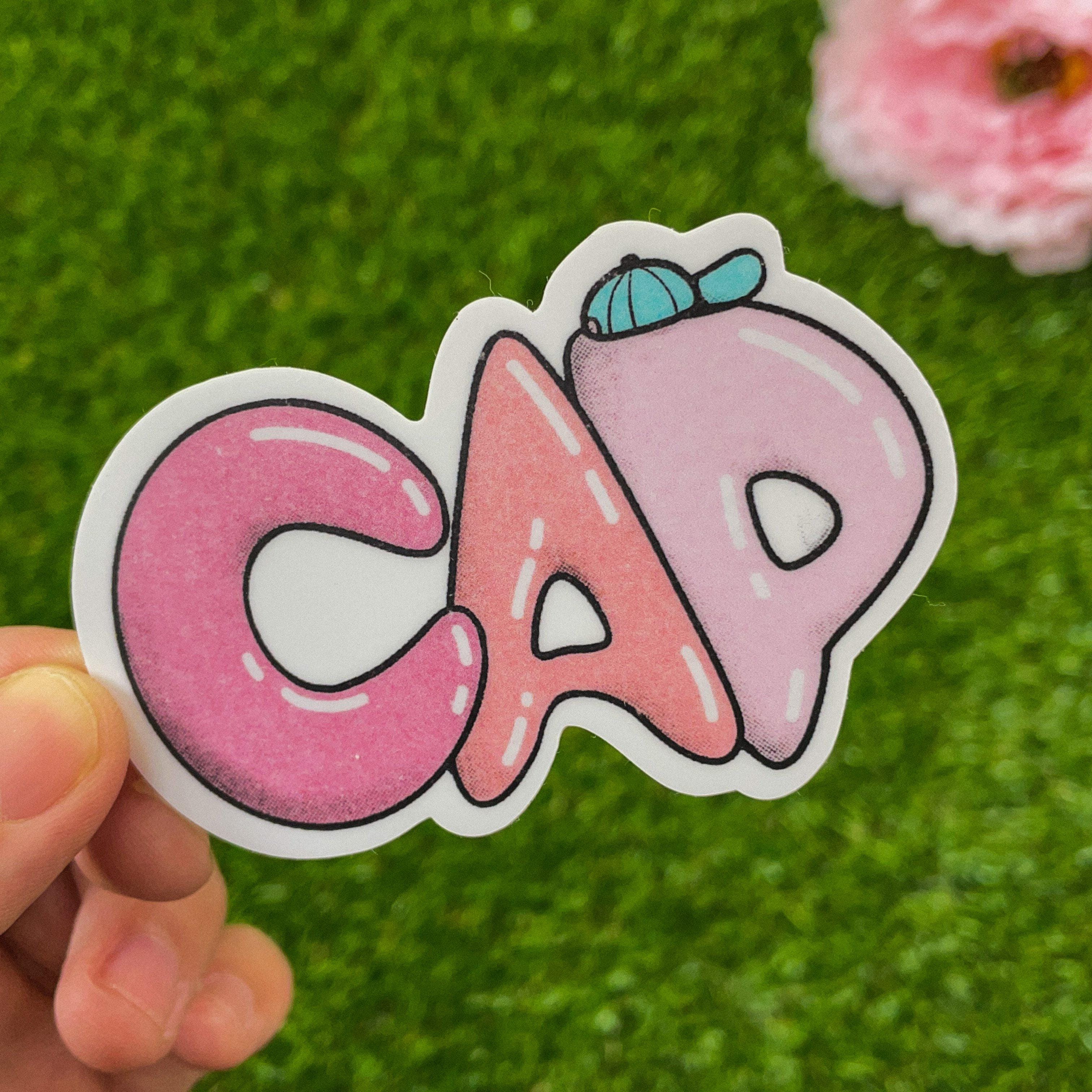 Cap Lettering Sticker – Big Moods