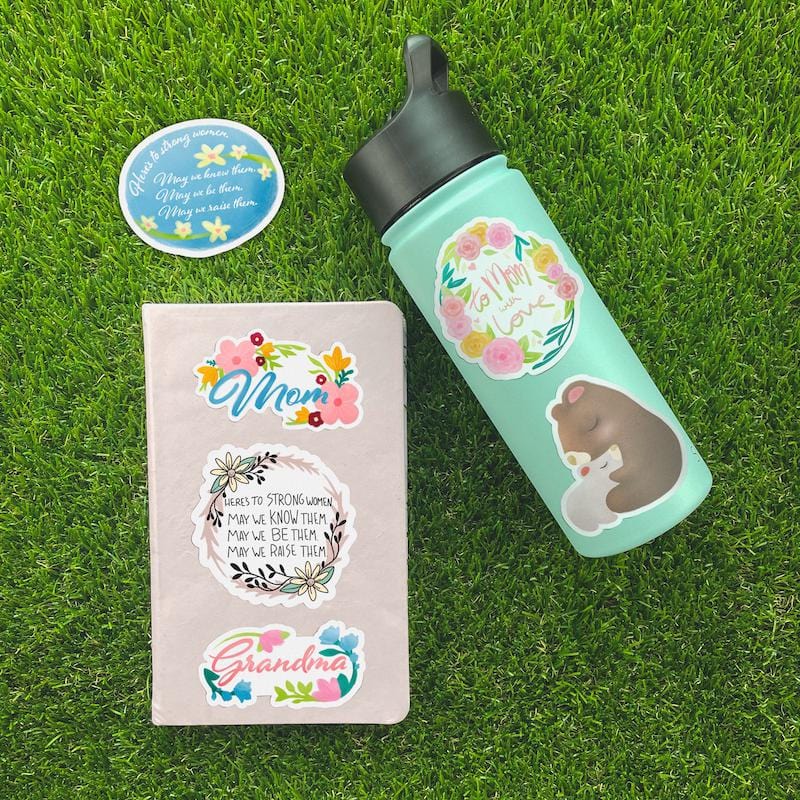 Momchaser Sticker Mom Sticker 5 Pack – Big Moods