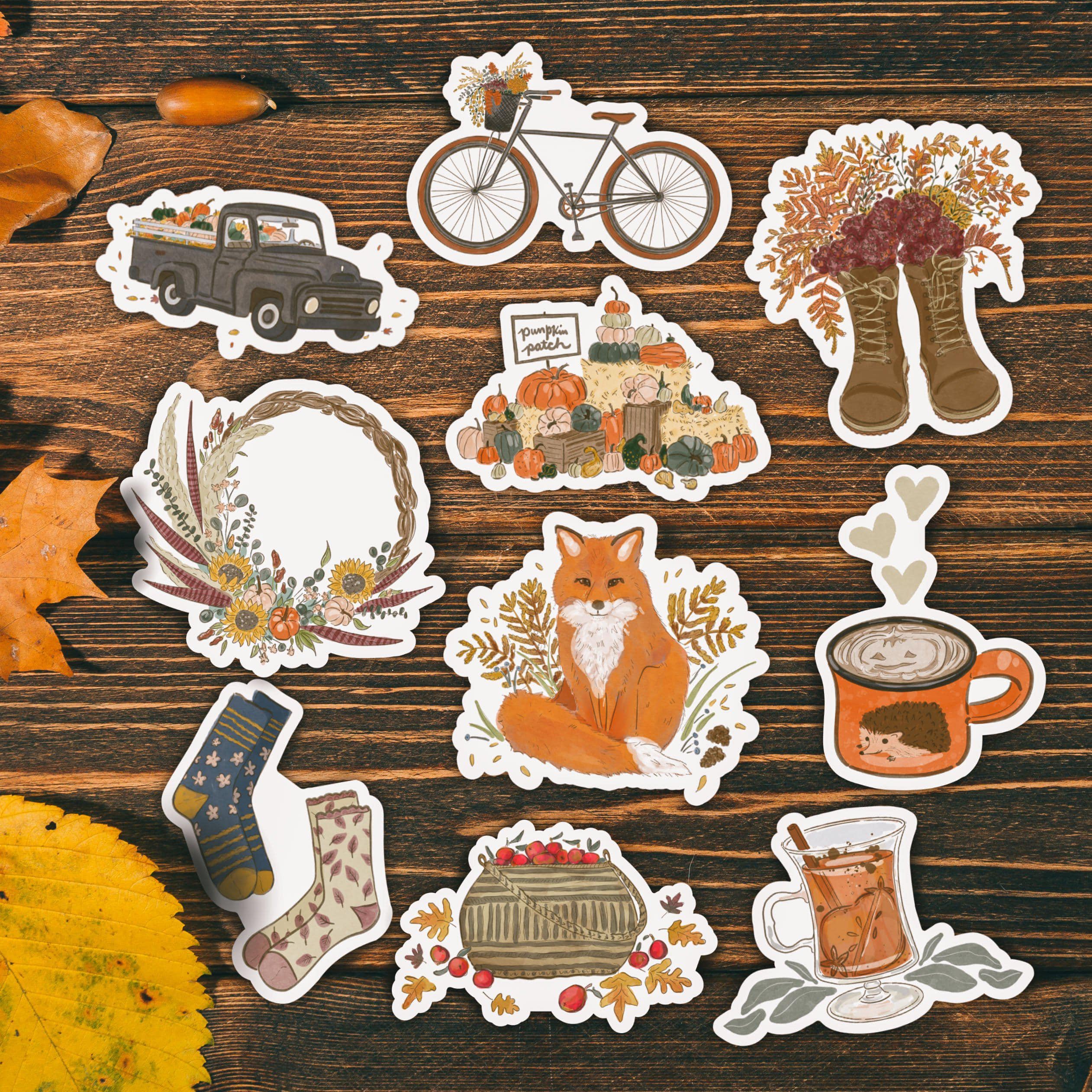 Fall Sticker 10 Pack – Big Moods