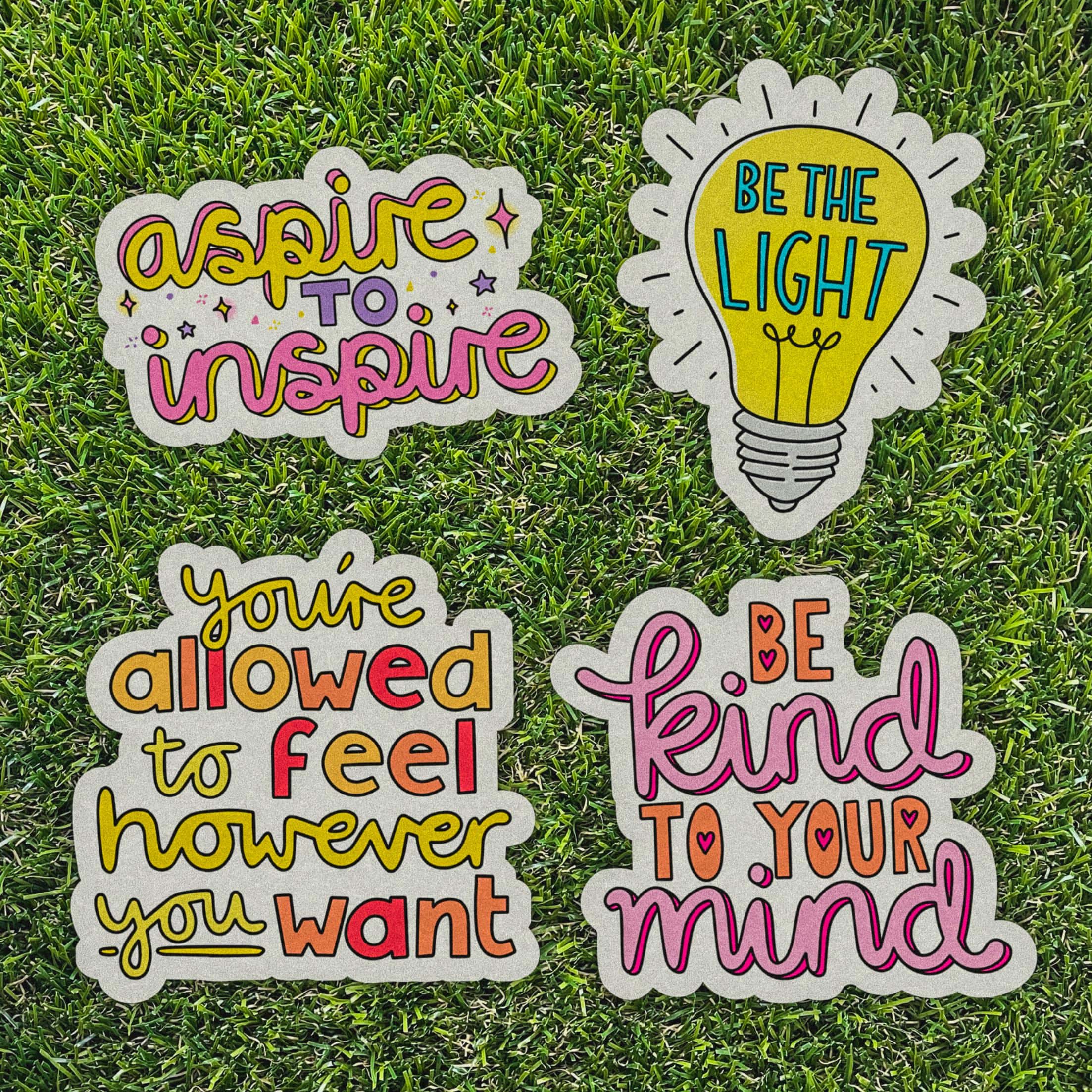 Positivity Sticker 4 Pack – Big Moods