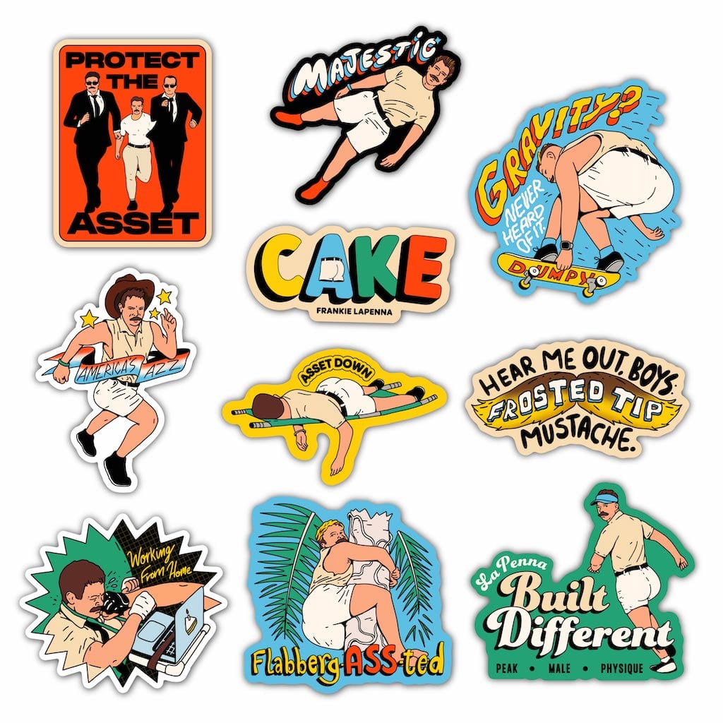 Protect the Assets Frankie Lapenna Stickers - 10 Pack – Big Moods