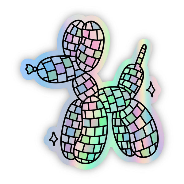 Holographic Disco Ball Sticker