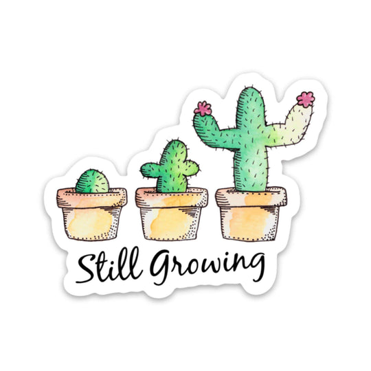 Still Growing Sticker - Cactus