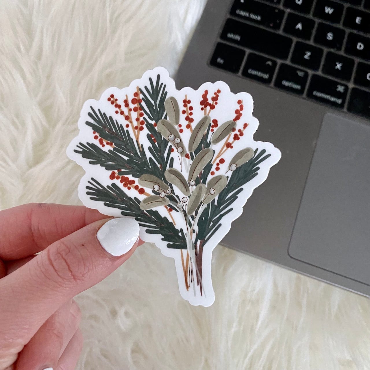 Mistletoe Express Mistletoe Sticker – Big Moods
