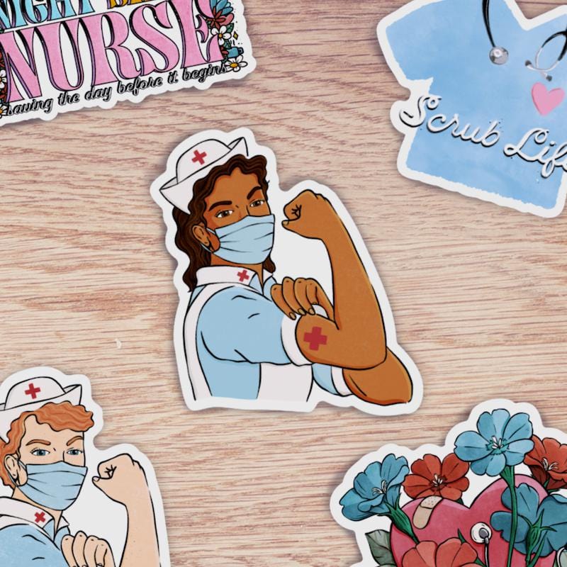 Rn Sticker Face Nurse Stickers – Page 4 – Big Moods