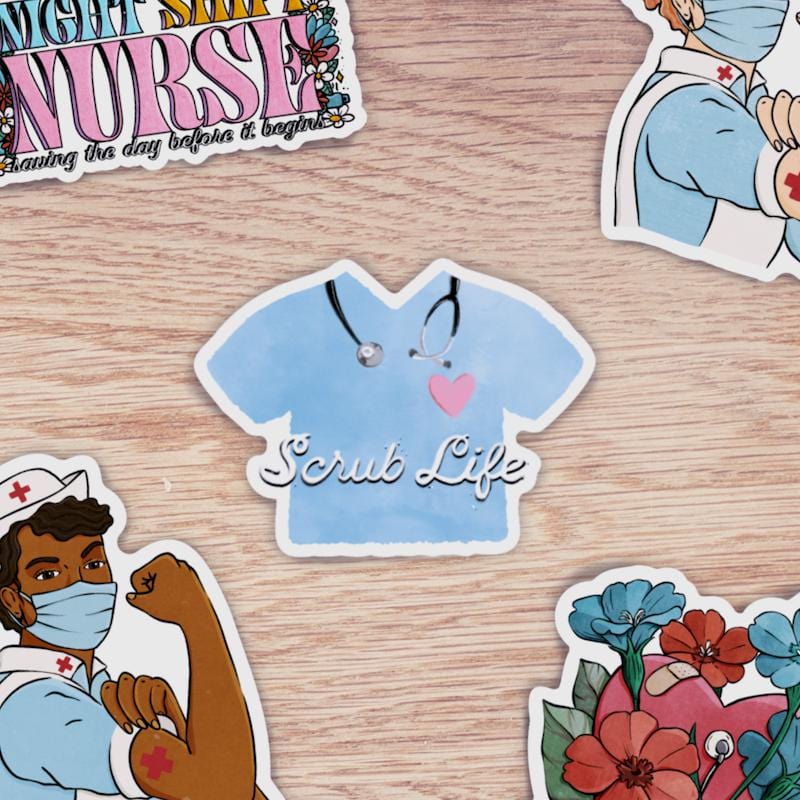 Repscrubs Sticker Nurse Stickers – Big Moods