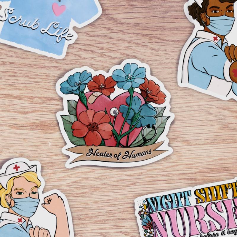 Healer Sticker Healer of Humans Sticker – Big Moods