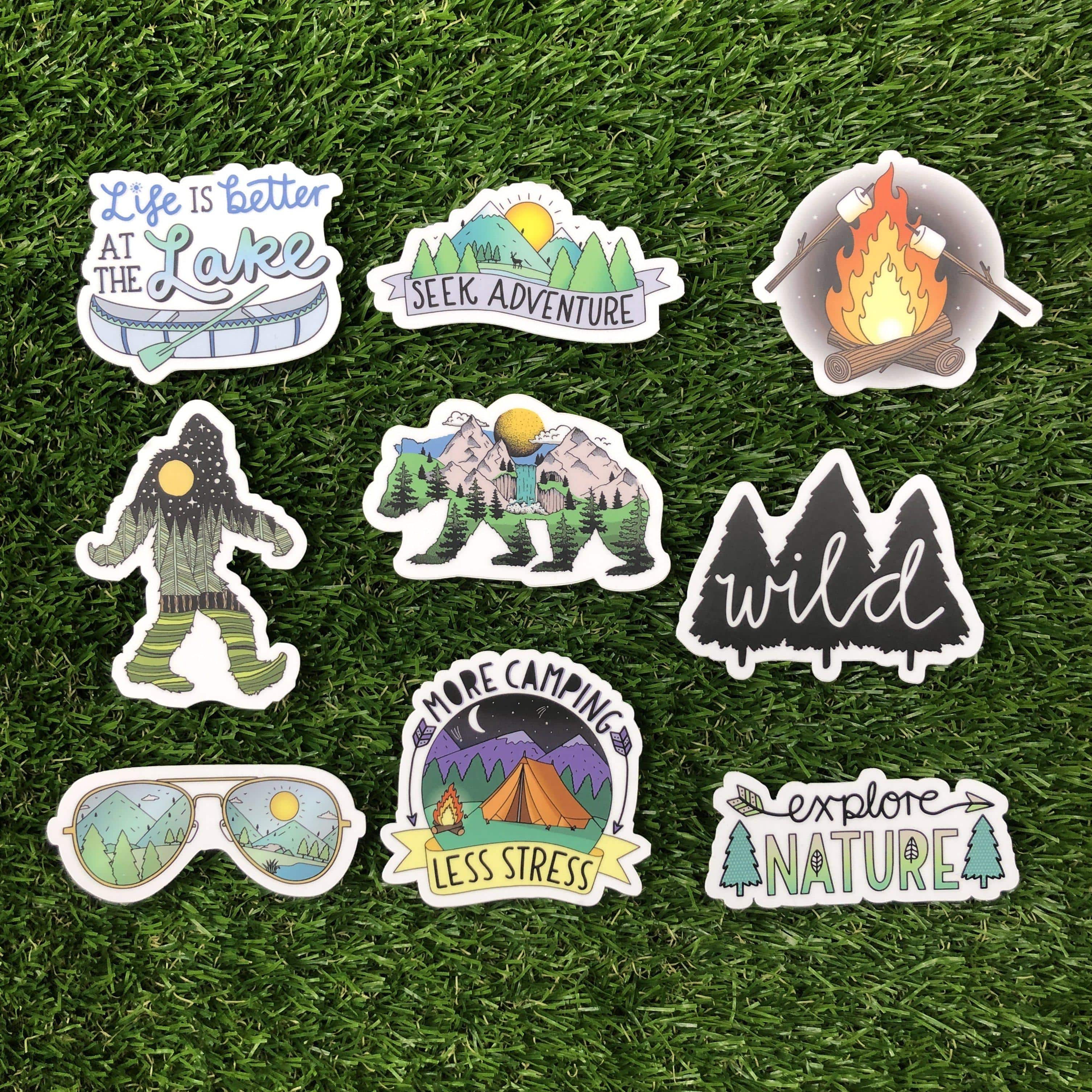 Rainforest Animal Stickers 8 Pack – Big Moods