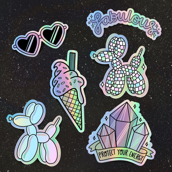 Big Moods Holographic Sticker Pack 5pc