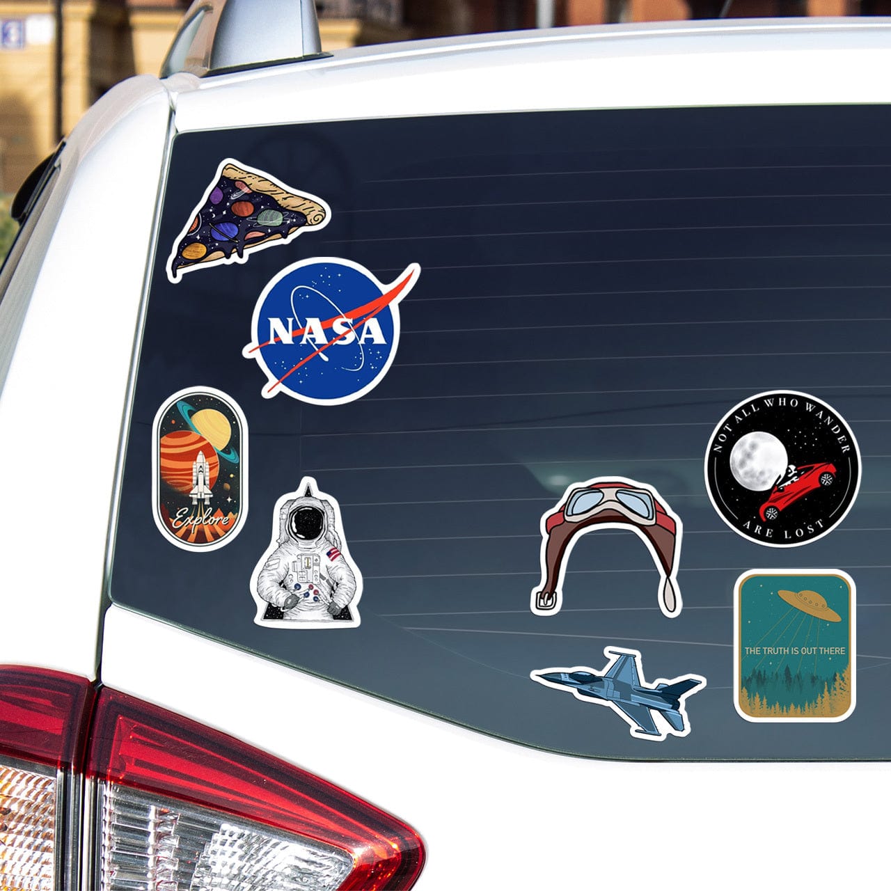 Explorer Sticker Animation Explorer Sticker Pack: 8 Space & Aviation Designs – Big Moods