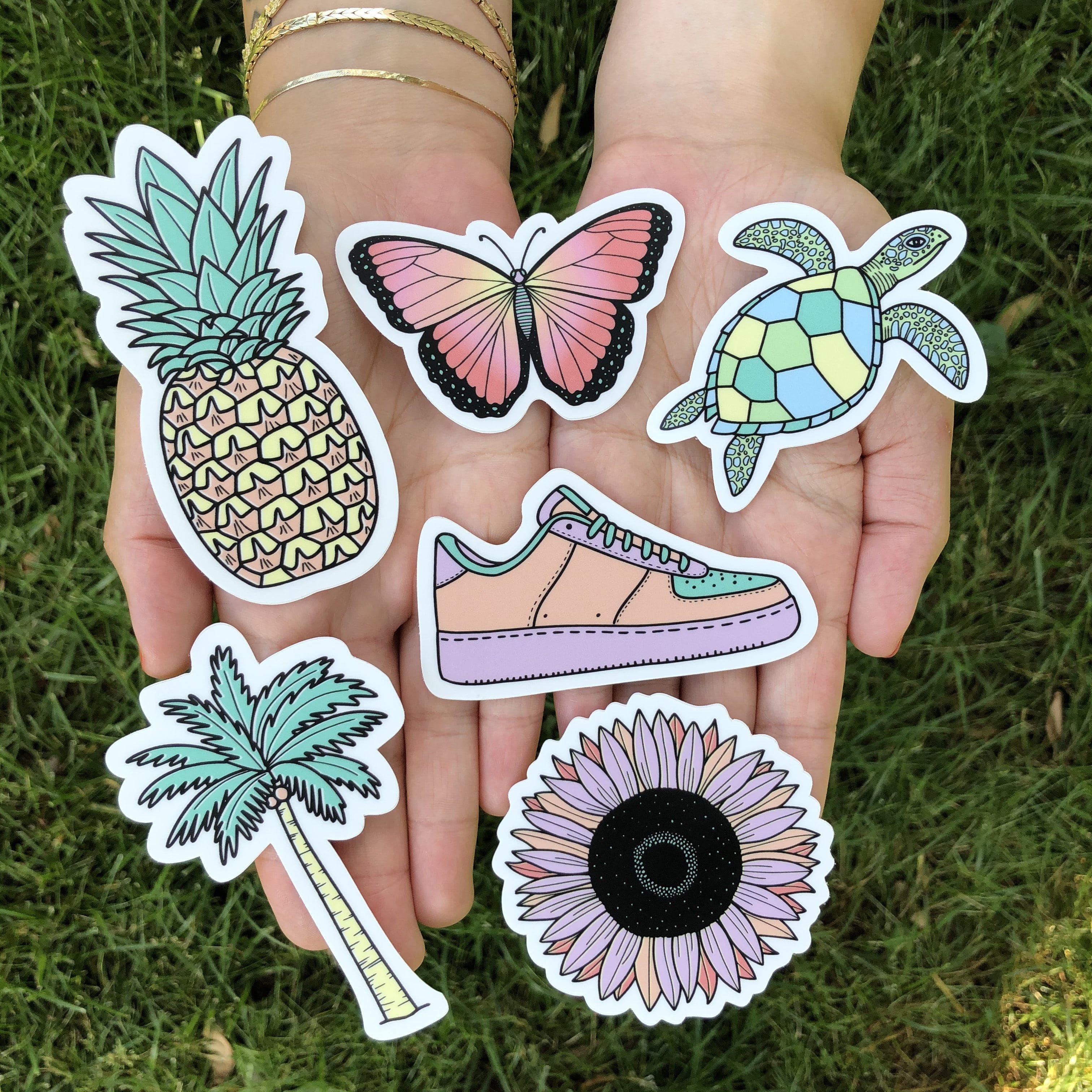 Small & Large Aesthetic Stickers for Phone Case 11 Inc Stickers