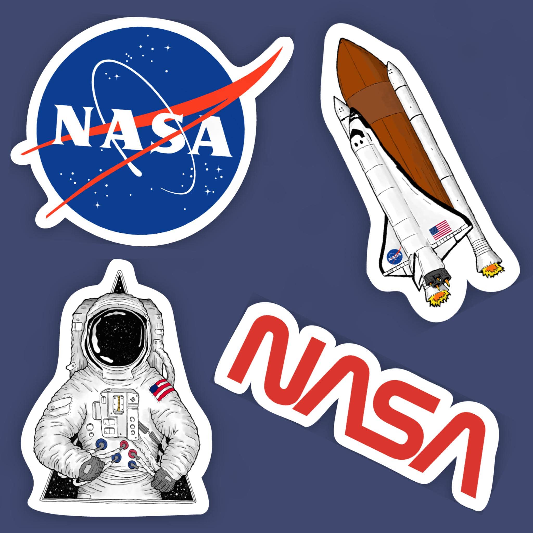 Science Stickers for Sale  Nasa logo, Nasa, Logo sticker