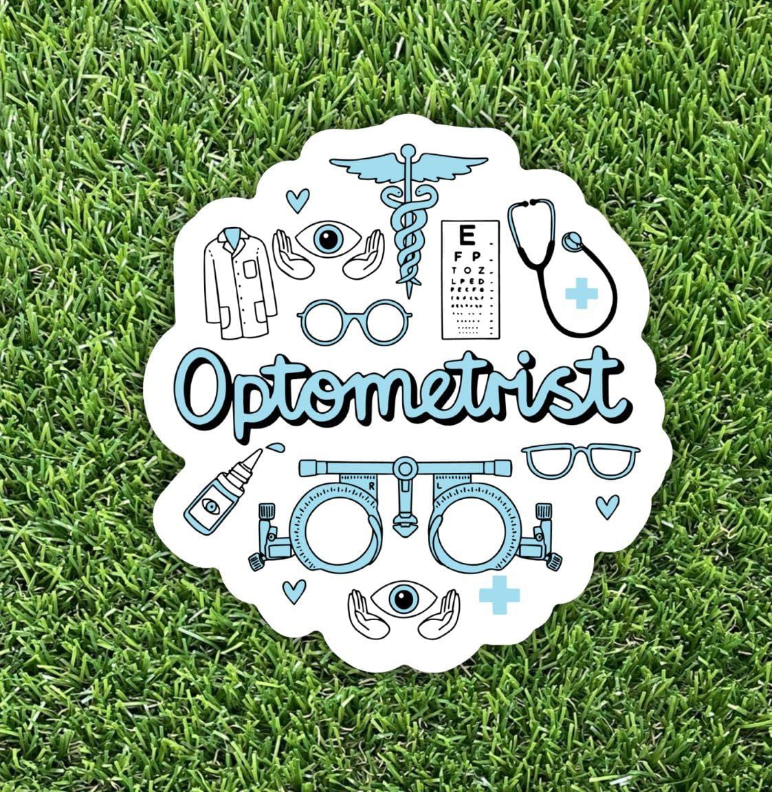 Sticker Optometry Optometrist Sticker – Big Moods