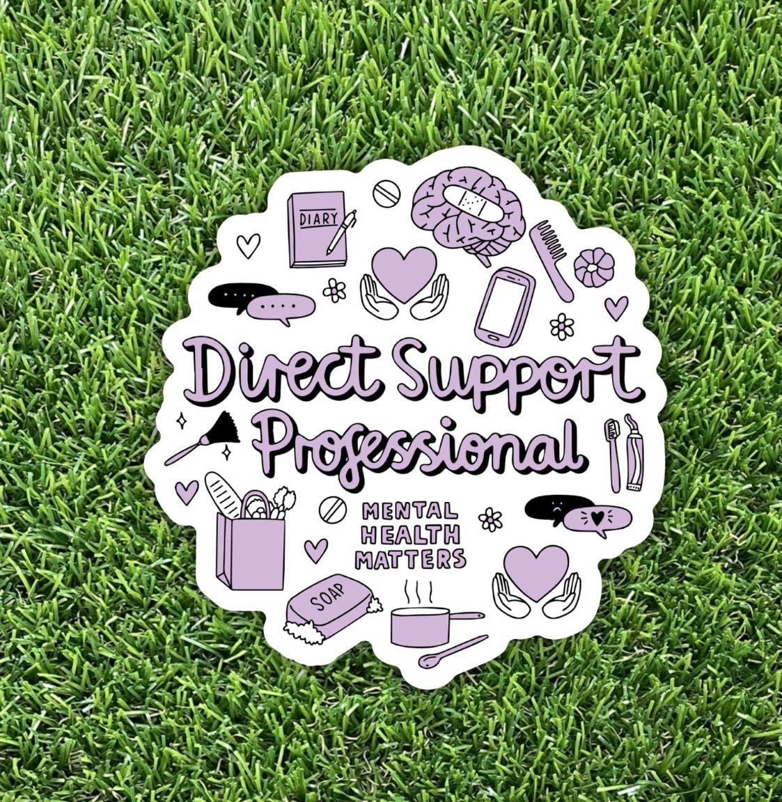 Direct Support Professional Sticker – Big Moods