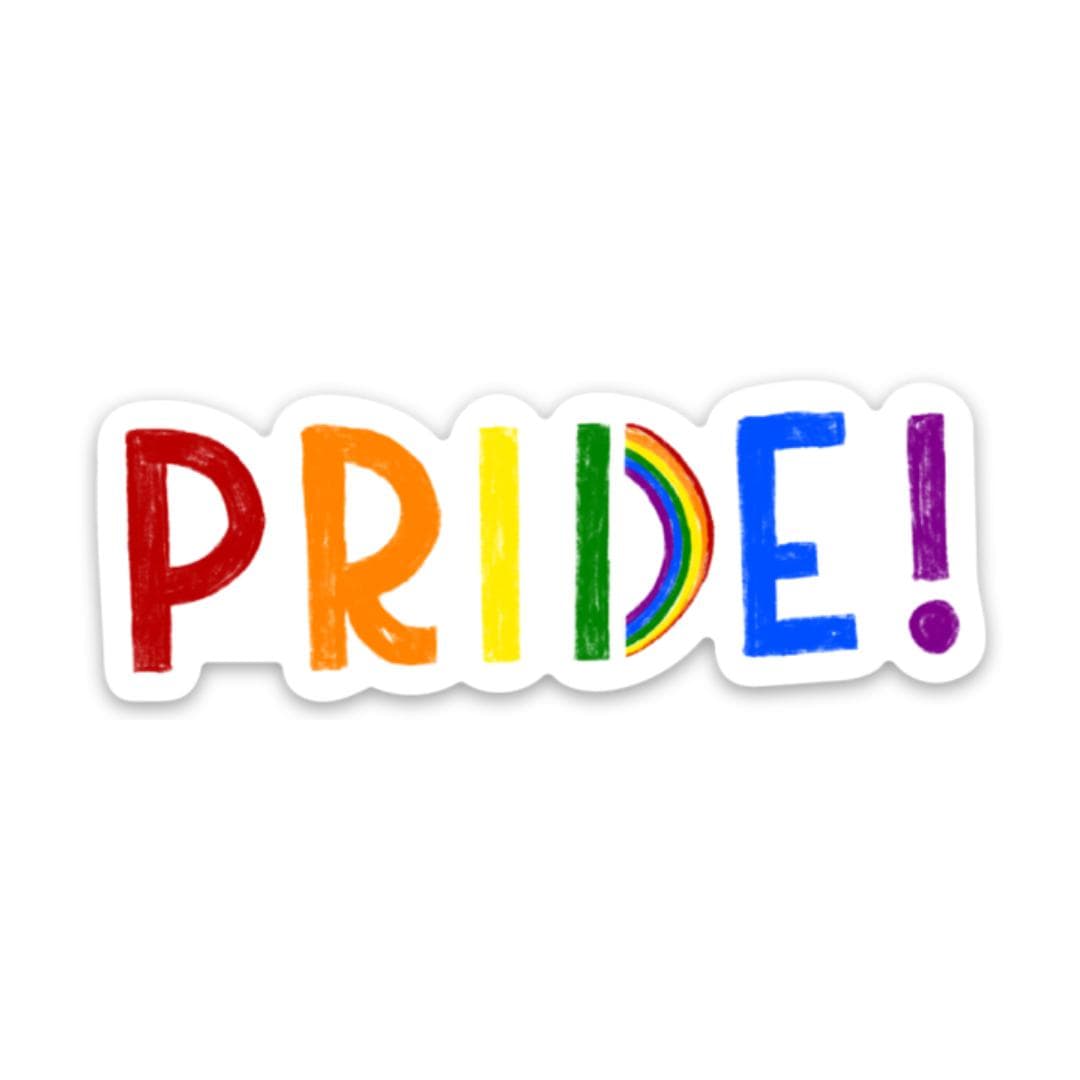 Pride Sticker - letters – Big Moods