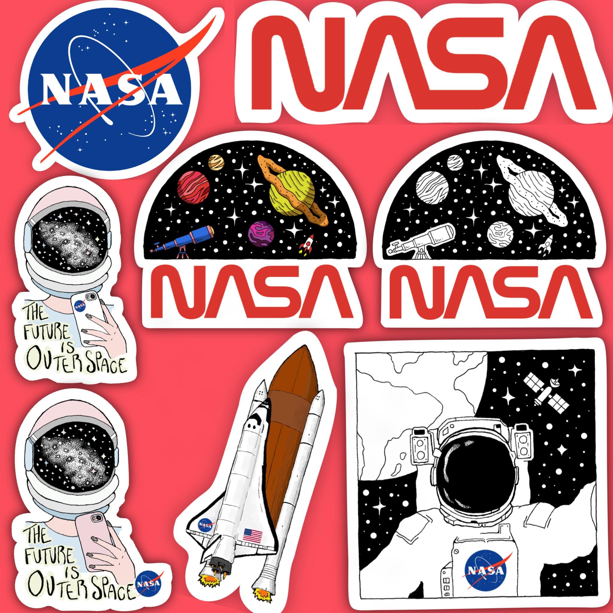 Stickers Nasa