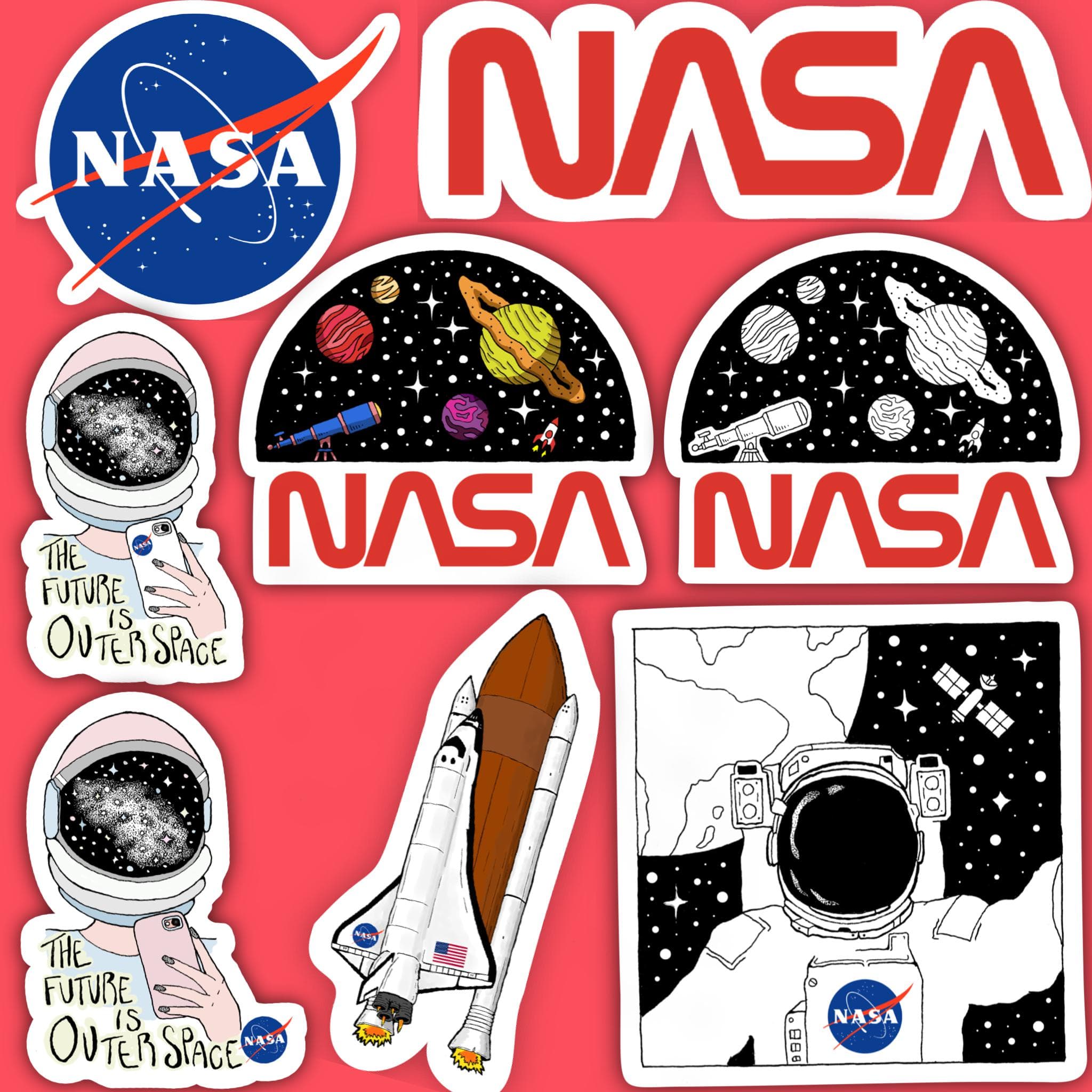 Nasa Stickers